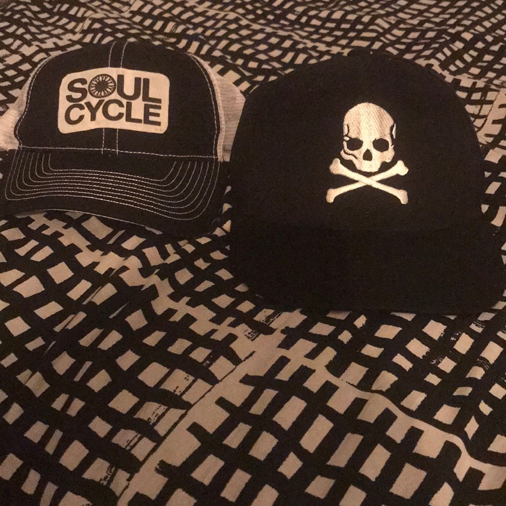 Bundle of SoulCycle hats 💛